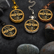 Gift For Brothers, Gift For Sibling, Cousin, Gift For Men, Happy - 3D Metal Effect Brothers A Bond That Can't Be Broken - Personalized Pocket Watch