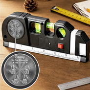 Gift For Men,Gift For Father,Gift For Boyfriend,Gift For Couples,Gift For Husband,Gift For Grandpa,Non-Eng,Icon,Adorable - 3D Metal Effect Grandpa Daddy Love Beyond Measures - Personalized Laser Level Tool