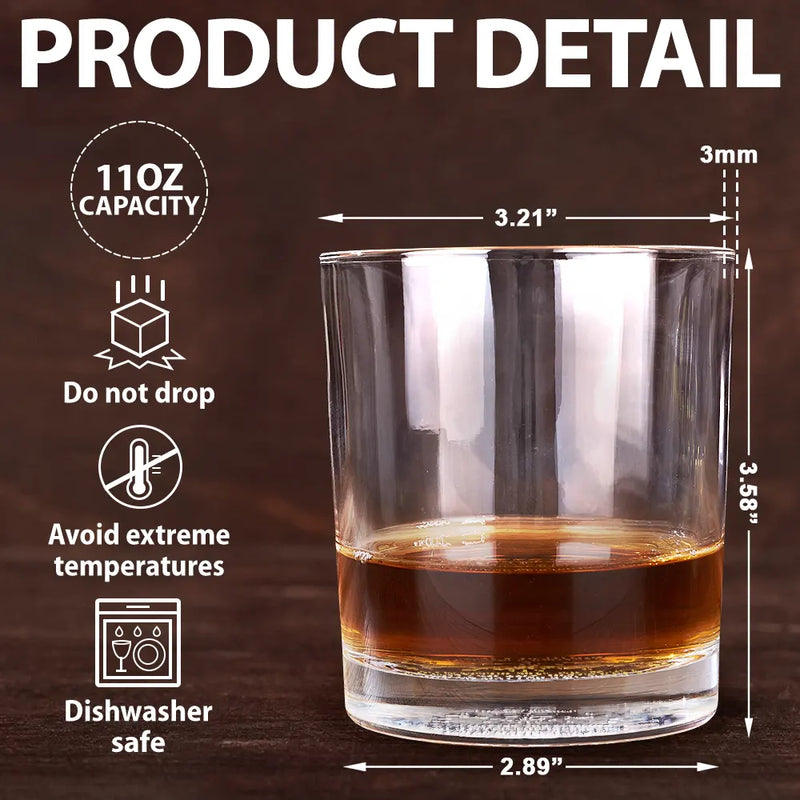 Gift For Brothers, Gift For Sibling, Cousin, Gift For Men, Happy - Once A Brother Always A Brother No Matter The Distance - Personalized Engraved Whiskey Glass