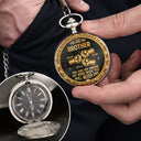Gift For Brothers, Gift For Sibling, Cousin, Gift For Men, Happy - 3D Metal Effect You Are My Brother My Friend - Personalized Pocket Watch