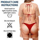 Humorous, Gift For Yourself, Summer, Gift For Women, Icon - 3D Sexy Body Bikini - Personalized Women's Sleep Tee