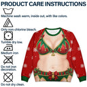 Christmas,Humorous,Gift For Yourself,Gift For Women,Icon - 3D Sexy Body Christmas - Personalized Unisex Ugly Sweater