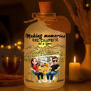 Camping,Campsite,Gift For Couples,Happy,Gift For Husband,Gift For Girlfriend,Gift For Boyfriend,Gift For Wife - 3d Couple Making Memories One Campsite - Personalized Short Bottle Light