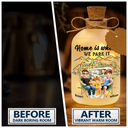 Camping,Campsite,Gift For Couples,Happy,Gift For Husband,Gift For Girlfriend,Gift For Boyfriend,Gift For Wife - 3d Couple Making Memories One Campsite - Personalized Short Bottle Light