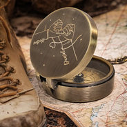 Gift For Husband,Gift For Boyfriend,LGBT,Gift For Men,Love,Icon,Romantic - Couple Holding Hands I Want To Be Your Last Everything - Personalized Engraved Brass Compass