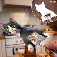 Art Design,Humorous,Pet Lovers,Photo - Squishy Pet Butt - Custom Photo Funny Dog Cat Pet - Personalized Custom Shaped Bottle Opener