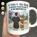 A Bond That Can't Be Broken - Gift For Dog Lovers, Dog Mom - Personalized Mug