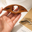 Reading, Gift For Yourself, Gift For Women, Happy, Gift For Men - A Book A Day Keeps Reality Away - Personalized Walnut Book Page Holder