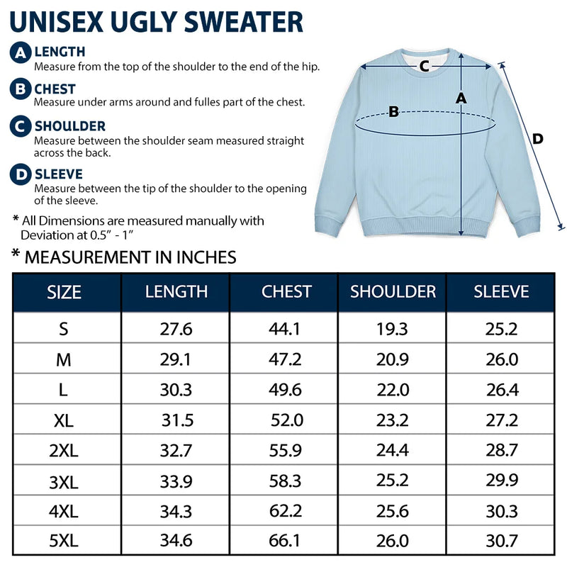 Gift For Couples, Gift For Husband, Gift For Wife, Gift For Boyfriend, Gift For Girlfriend, Funny, Christmas - I Have A Big Package For You - Personalized Unisex Ugly Sweater