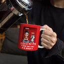 Dog Lovers, Dog Mom, Dog Dad, Pet Lovers, Happy - A Girl And Her Dog A Bond That Can't Be Broken Toy Box - Personalized White Edge-to-Edge Mug