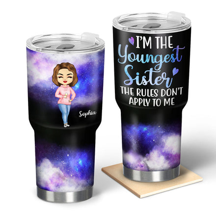 I'm The Rules Sisters Brothers - Sibling Family Gift - Personalized Custom 30 Oz Tumbler