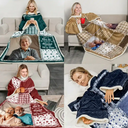 Memorial,Custom Photo,Love - Custom Photo Memorial When You Really Miss Me Hug This Blanket - Personalized Wearable Blanket With Sleeves