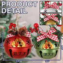 Christmas,Family,Happy - Custom Photo Christmas Bell With Name - Personalized Jingle Bell Ornament