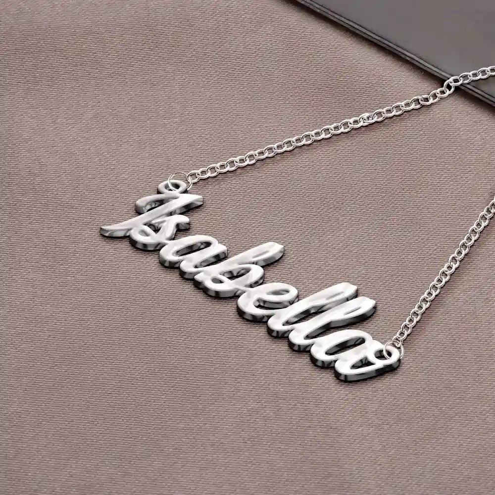 Gift For Yourself,Happy - Unleash The Creativity And Design Your Own Name Jewelry - Personalized Letter Necklace
