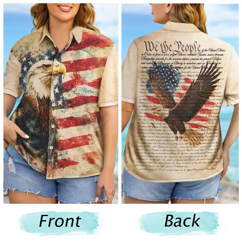 No Custom,America 250th,Independence Day - We The People America 250th Anniversary -  Hawaiian Shirt