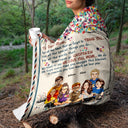 To My Mom For All The Times That I Forget To Thank You - Birthday, Loving Gift For Mommy, Mother, Grandma, Grandmother - Personalized Custom Fleece Blanket
