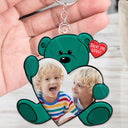 Custom Photo You're Doing Great Bear Hug - Loving Gift For Mom, Mum, Nana - Personalized Acrylic Keychain