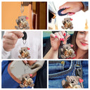 Custom Photo You're Doing Great Bear Hug - Loving Gift For Mom, Mum, Nana - Personalized Acrylic Keychain