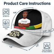 Dope Black Dad Best Dad Ever - Gift For Dads, Grandpas, Daughters, Sons - Personalized Classic Cap