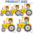 Custom Photo Funny Kid Vehicle - Gift For Children, Grandkids, Parents, Grandparents - Personalized Magnet