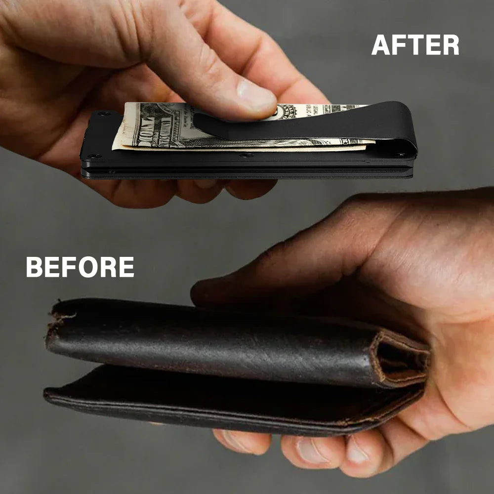Gift For Couples, Gift For Husband, Gift For Boyfriend - Custom Photo In Case You Need A Little Reminder - Personalized Card Wallet With Money Clip
