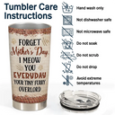 Cat Lovers,Cat Mom,Cat Dad - Forget Holiday We Meow You Everyday Your Tiny Furry Overlord Cat Mom Dad - Personalized Tumbler
