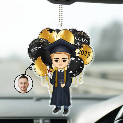 Graduation Acrylic Car Hanger
