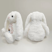 Gift For Daughter, Mom - Daughters (Adult), Happy - A Hug From Mom - Personalized Soft Toy Bunny