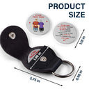 Gift For Daughter,Mom - Daughters (Adult),Mom - Daughters (Young),Gift For Son,Mom - Sons,Gift For Women,Gift For Men,Top Market - A Hug From Mom My Daughter Son Forever - Personalized Leather Pocket Hug