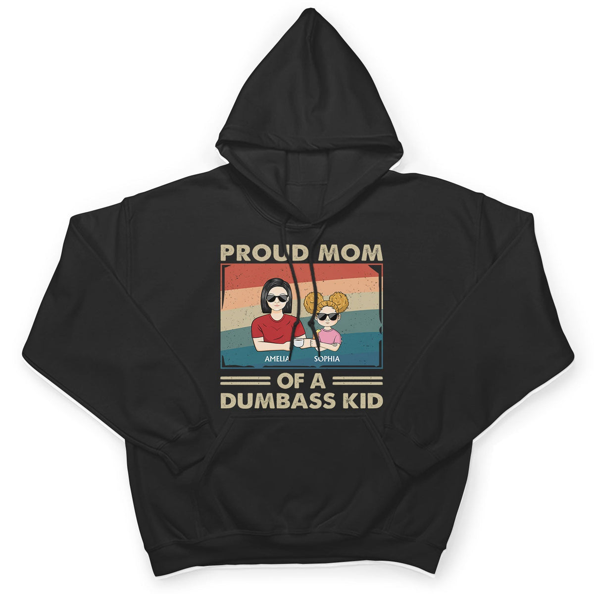 Proud Mother Of A Few Kid & Adult - Funny Gift For Mom, Mother, Grandma - Personalized T Shirt