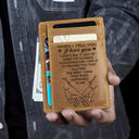 When I Tell You I Love You - Gift For Couples, Husband, Wife - Personalized Card Wallet