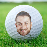 Custom Photo Always Wash Your Balls - Gift For Dad, Father, Grandpa, Golfer, Golf Lover - Personalized Golf Ball
