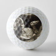 Custom Photo New Golfing Buddy - Pregnancy Announcement Gift For Dad, New Dad, New Parents, Golf Lover - Personalized Golf Ball