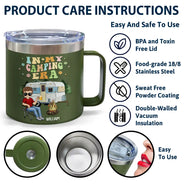 In My Camping Era - Personalized 14oz Stainless Steel Tumbler With Handle