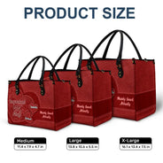 Important Nana Stuff - Personalized Leather Bag