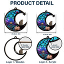In Loving Memory Dog Cat Memorial - Personalized Window Hanging Suncatcher Ornament