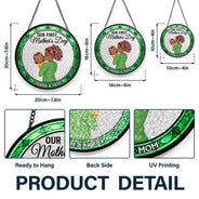 New Mom, Gift For Mother, Gift For Wife - You Are My Everything Newborns New Mom - Personalized Stained Glass Window Hanging Suncatcher
