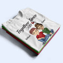 Together Since Husband Wife - Couple Gift - Personalized Custom T Shirt