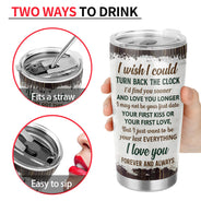 Grilling Backyard Family Couple The Day I Met You - Couple Gift - Personalized Custom Tumbler
