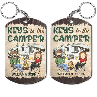Camping Keychain