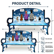 I Miss You - Memorial Gift For Cat Lovers, Dog Lovers - Personalized Memorial Bench