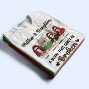 Mother & Daughters A Bond That Can't Be Broken Leopard Pattern - Gift For Mom, Mother, Grandma - Personalized T Shirt