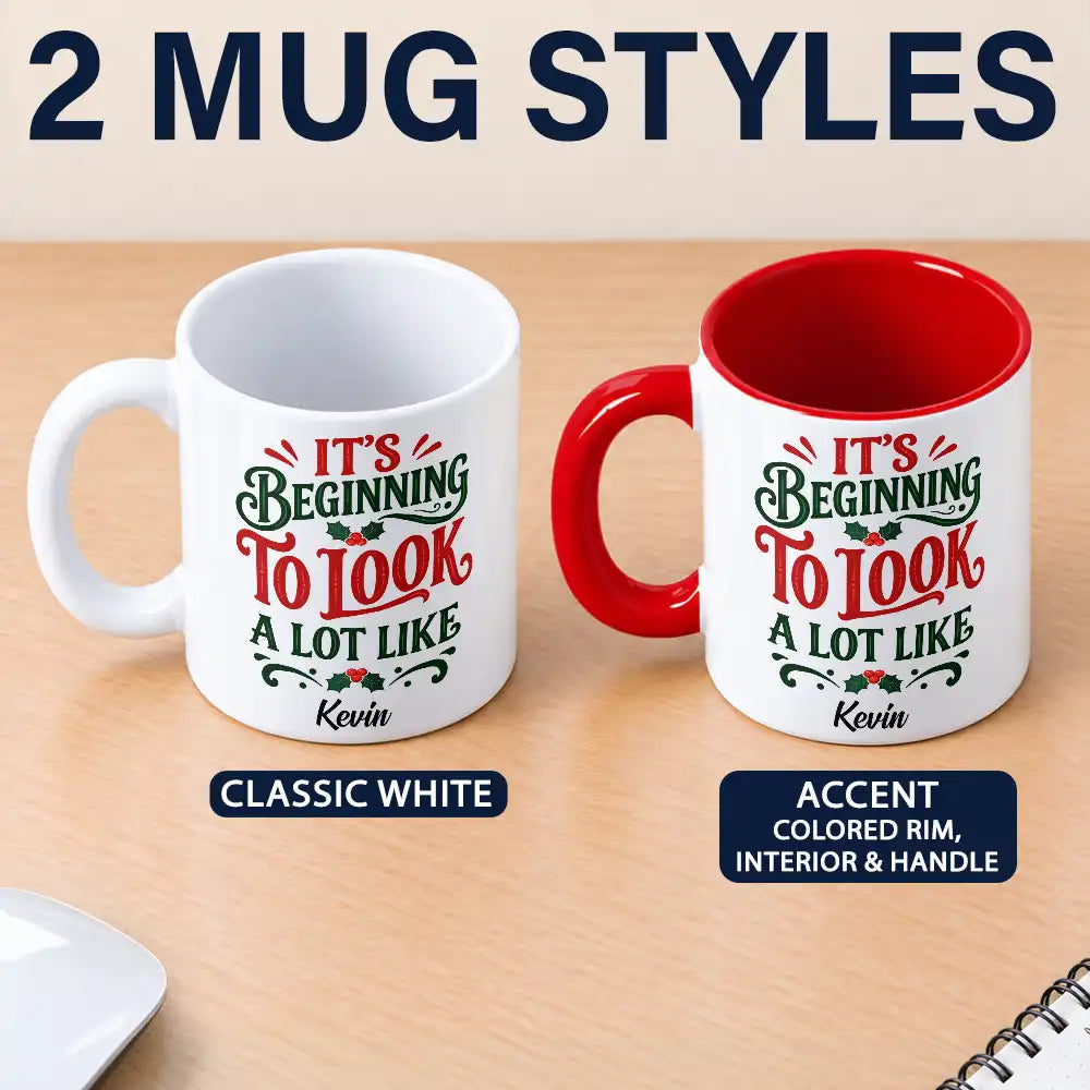 Afro Besties,Christmas,Gift For Bestie,Icon,Sarcastic - Christmas Gag Gift For Bestie, Best Friend, Coworker - Personalized Festive Middle Finger Bottom Print Mug