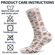 Christmas,Custom Text,Gift For Women,Gift For Yourself,Gifts For Her,Happy,Top Market - Gift For Her, Coworkers, Friends - Personalized Daily Reminder Socks