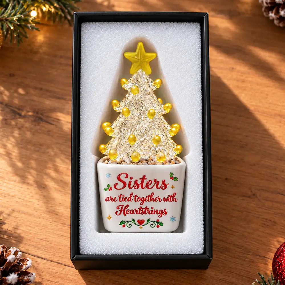 Afro Besties,Christmas,Gift For Bestie,Icon,Sentimental,Top Market - Christmas Gift For Best Friends - Personalized Names Friends Are Tied Together With Heartstrings Stained Glass Christmas Tree