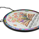 Christmas,Cozy,Reading,Gift For Yourself,Icon - A New Chapter Begins - Personalized Stained Glass Window Hanging Suncatcher