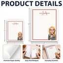 Confident,Gift For Colleagues,Vector - A Note From Colleagues With Name & Monogram - Personalized Notepad
