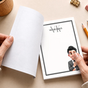 Confident,Gift For Colleagues,Vector - A Note From Colleagues With Name & Monogram - Personalized Notepad