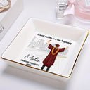 A Sweet Ending To A New Beginning - Personalized Ring Dish