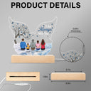 I Am Always With You - Family, Memorial Gift - Personalized 3D Led Light Wooden Base